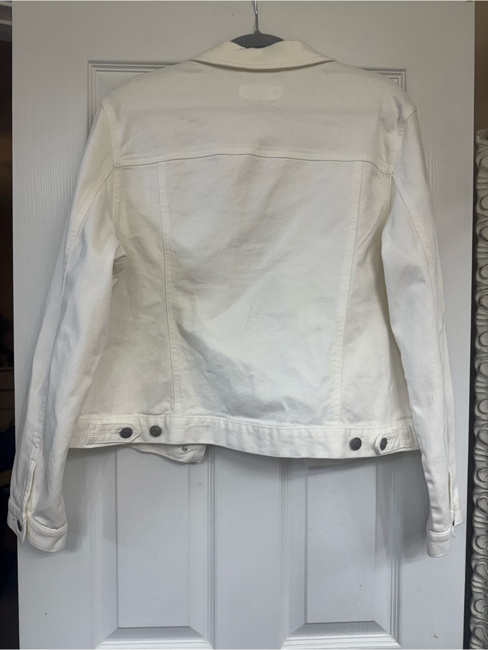 White Denim Jacket XL - Picture 2 of 3